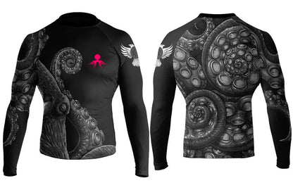 The Compound Club Men's Long Sleeve Rashguard - Raven Fightwear