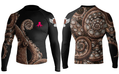 The Compound Club Men's Long Sleeve Rashguard - Raven Fightwear