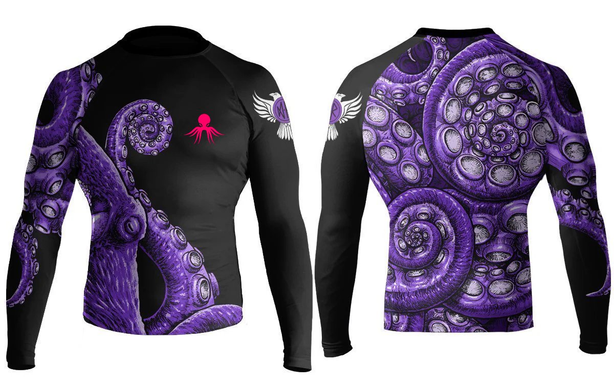 The Compound Club Men's Long Sleeve Rashguard - Raven Fightwear