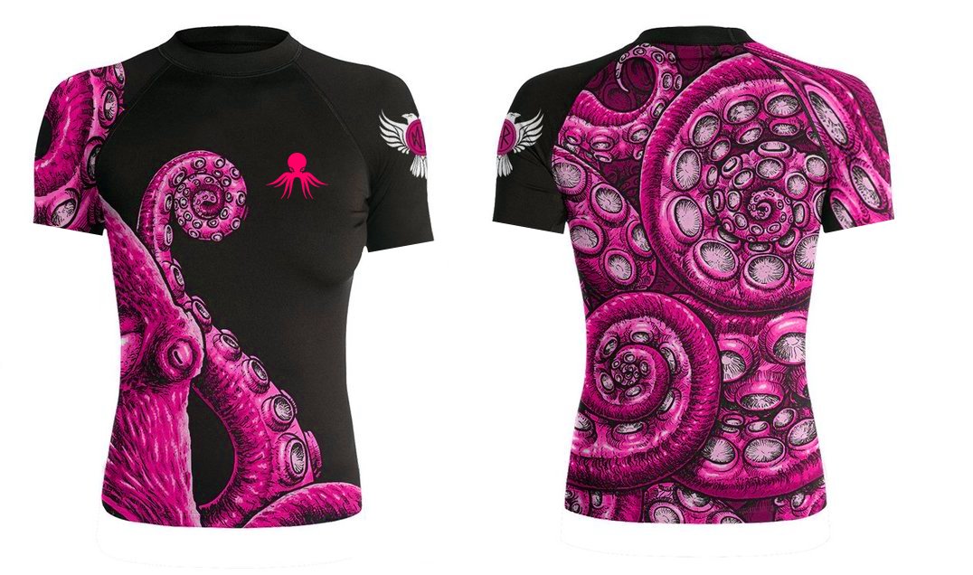 The Compound Club Women's Short Sleeve Rashguard - Raven Fightwear