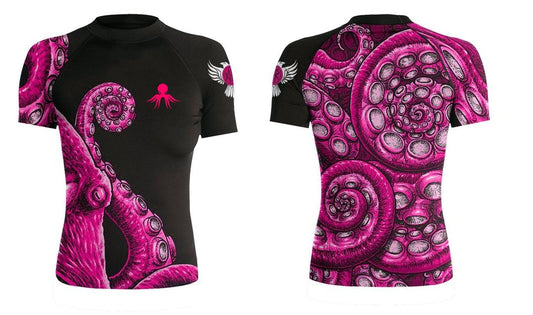 The Compound Club Women's Short Sleeve Rashguard - Raven Fightwear