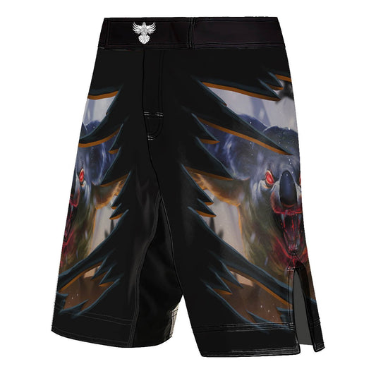 The Dropbear Men's Fight Shorts - Raven Fightwear