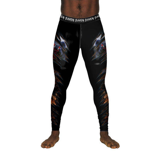 The Dropbear Men's Spats - Raven Fightwear