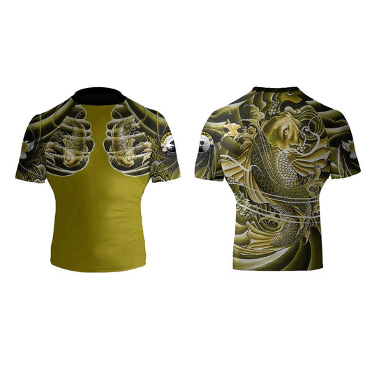 Tsunami BJJ Junior Short Sleeve Club Rashguard - Raven Fightwear