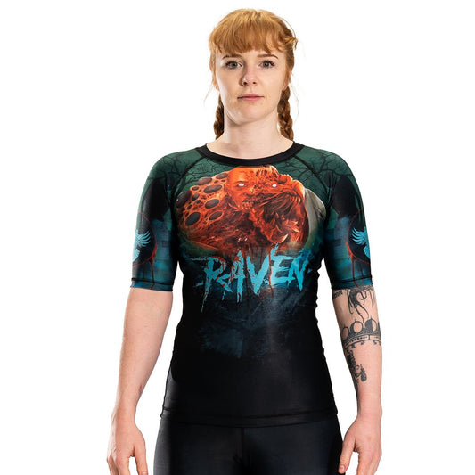 Zombie 1.0 Women's Short Sleeve Rashguard - Raven Fightwear