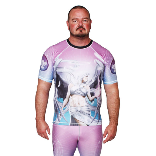 Archangels Jophiel Men's Short Sleeve Rashguard Front Front