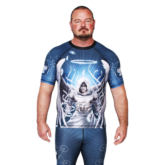 Archangels Michael Men's Short Sleeve Rashguard Front