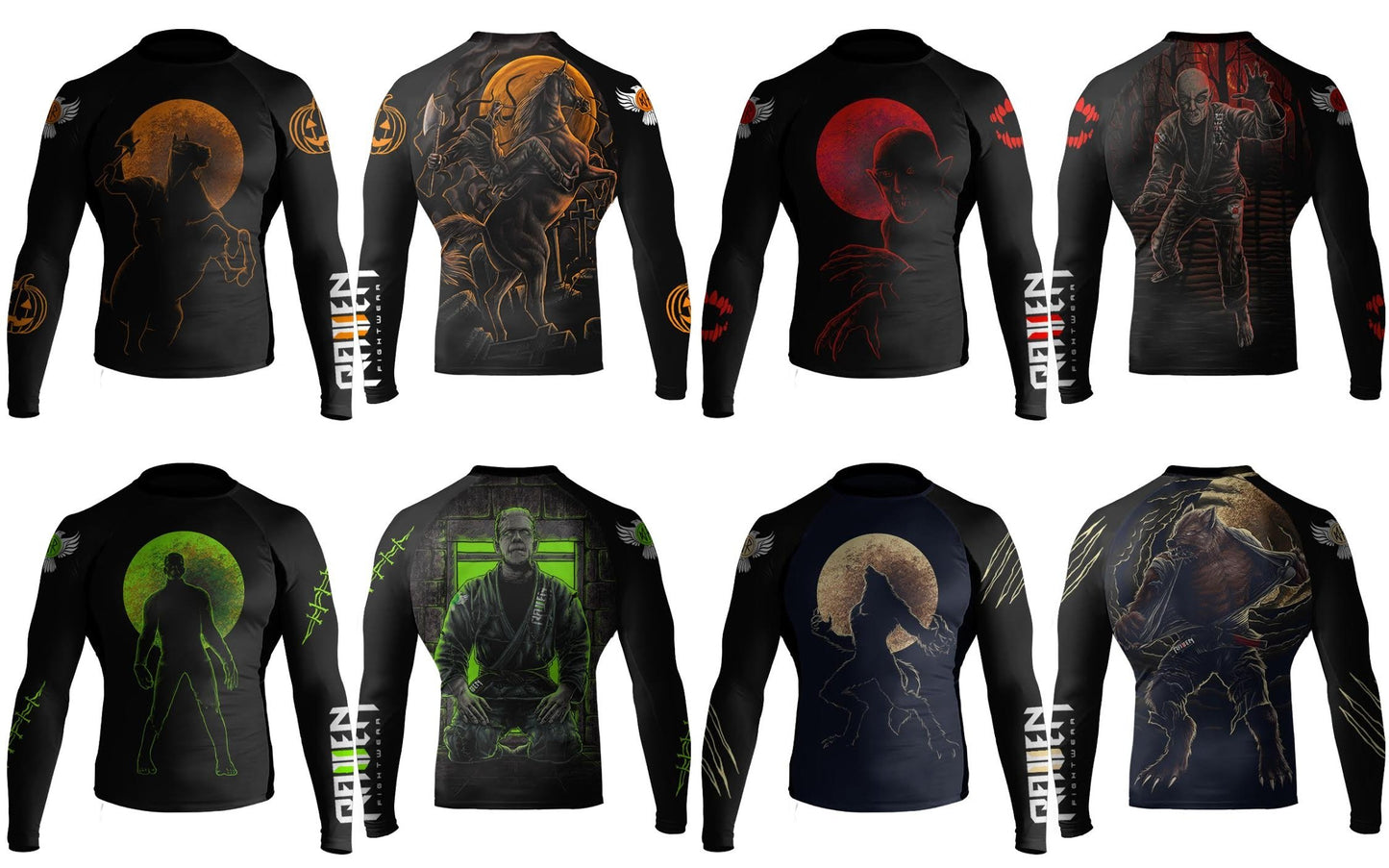 BJJ Horror - Four Pack - Raven Fightwear - US