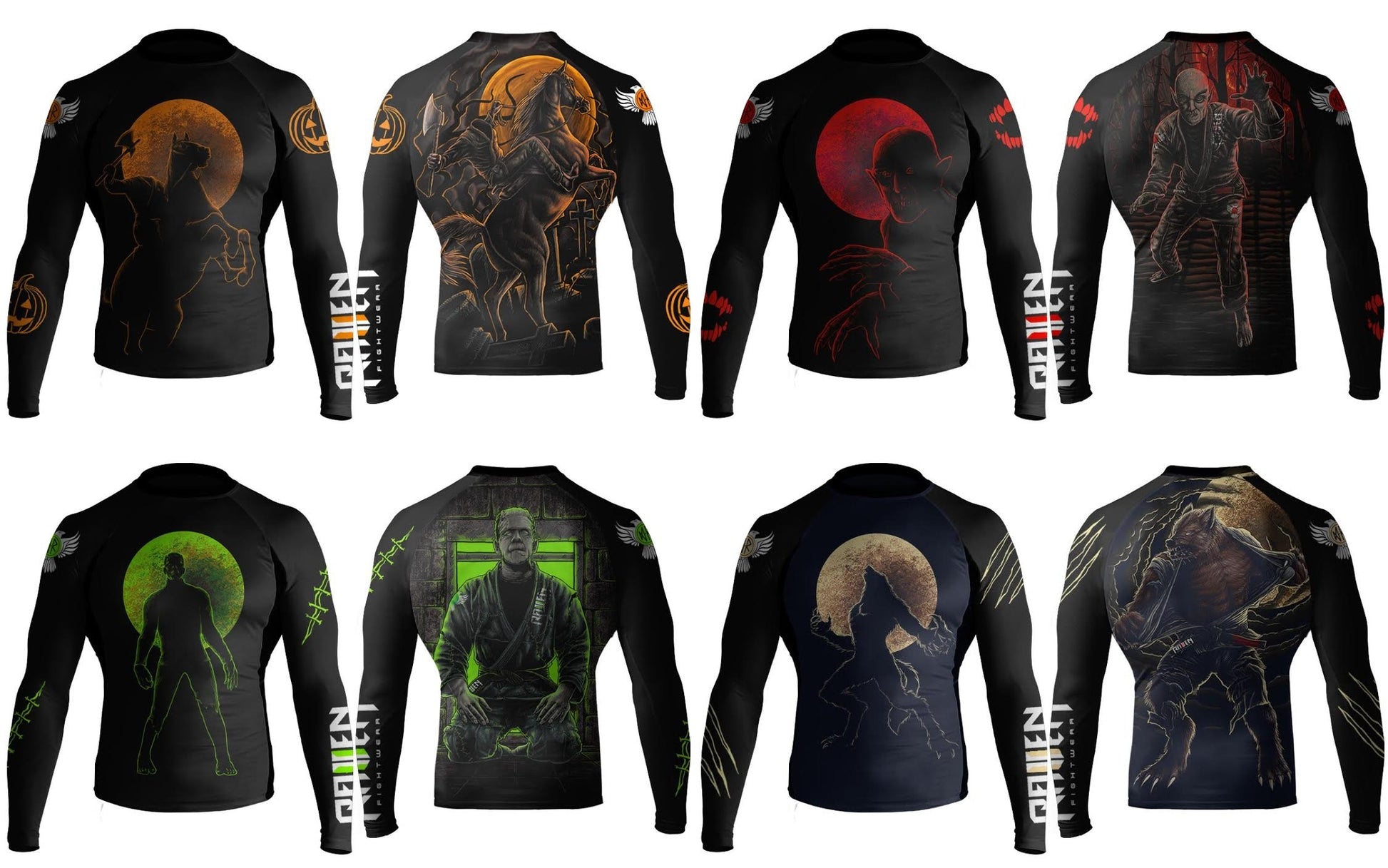 BJJ Horror - Four Pack - Raven Fightwear - US