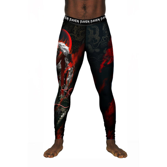 Cyberpunk Oni Men's Spats Front