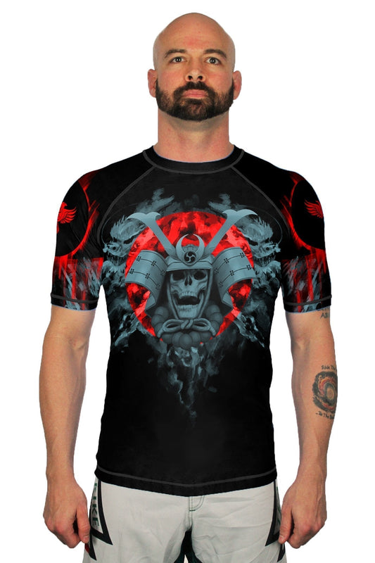 Hachiman Men's Short Sleeve Rashguard Front