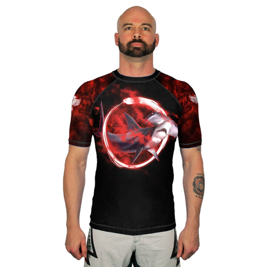 Masters of Jiu Jitsu Hammerhead Men's Short Sleeve Rashguard Front