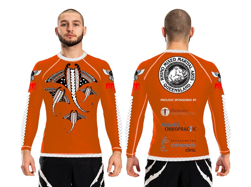 Rhino Club Rashguard 2024 (Ranked) Junior - Raven Fightwear