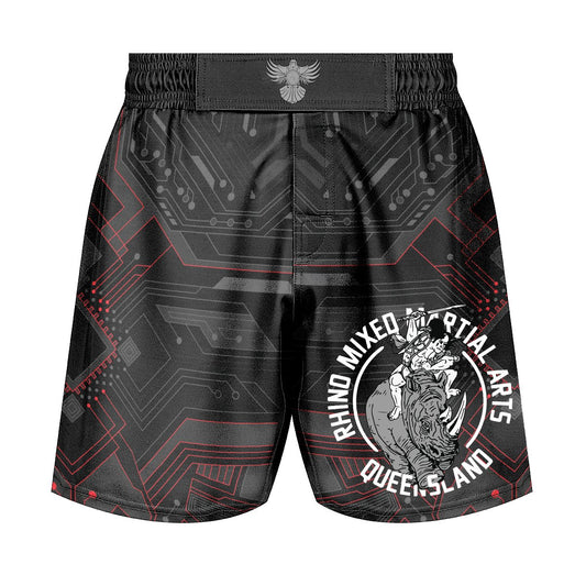Rhino Club Shorts - Raven Fightwear