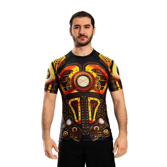 Steampunk Men's Short Sleeve Rashguard Front