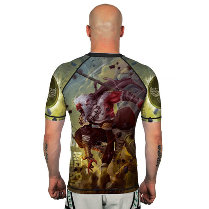 Sun Wukong Men's Short Sleeve Rashguard
