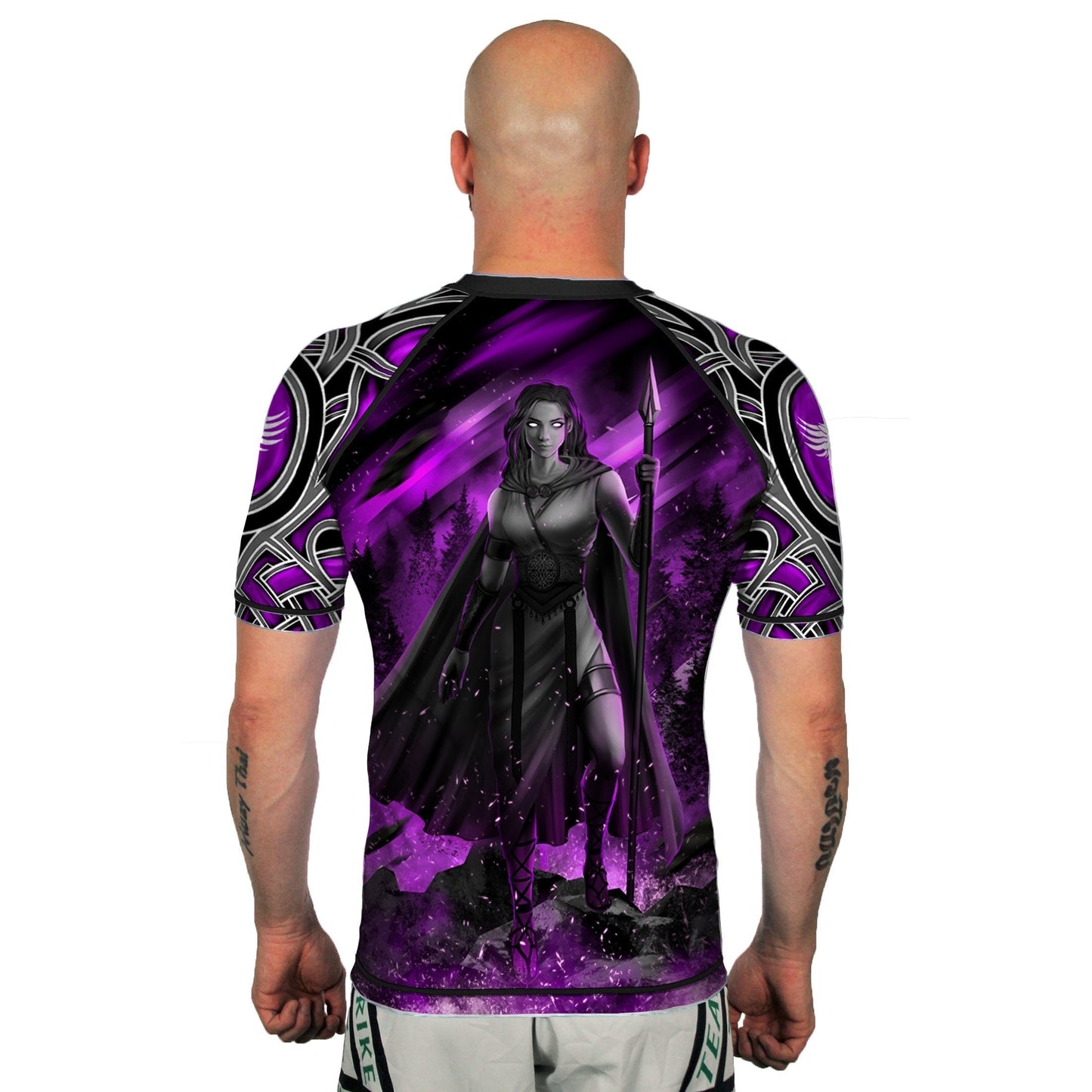 Sun Wukong Men's Short Sleeve Rashguard Back