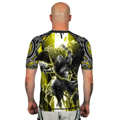 The Gods of Scandinavia Thor Men's Short Sleeve Rashguard Back