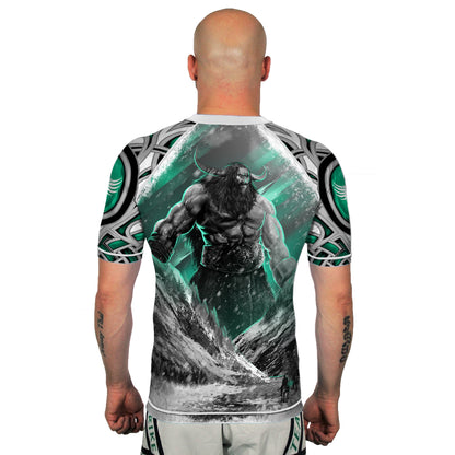 The Gods of Scandinavia Ymir Men's Short Sleeve Rashguard Back