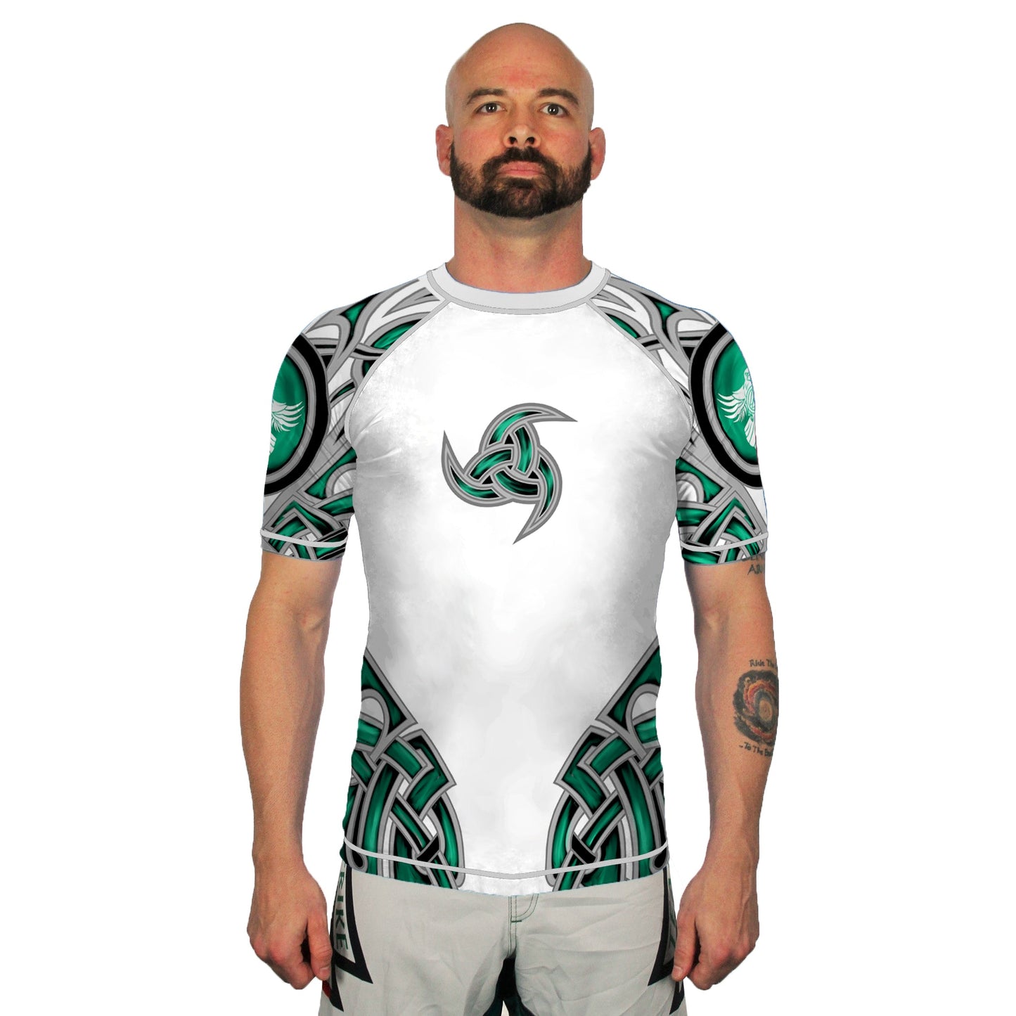 The Gods of Scandinavia Ymir Men's Short Sleeve Rashguard Front