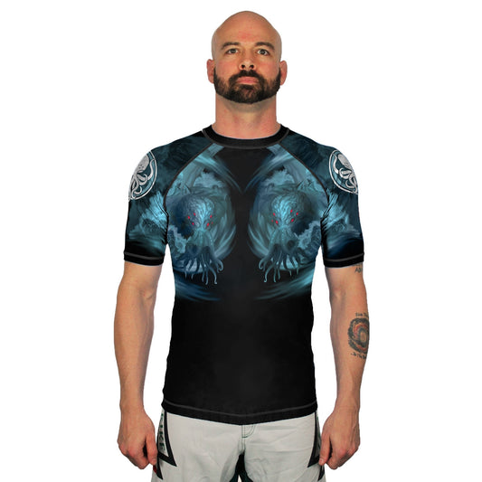 The Great Old Ones Cthulhu Men's Short Sleeve Rashguard Front