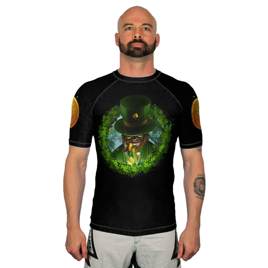 The Leprechaun Men's Short Sleeve Rashguard Front