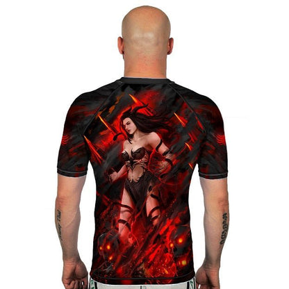 The Succubus 2.0 Men's Short Sleeve Rashguard Back