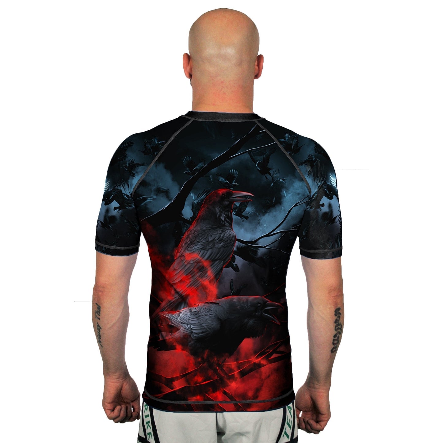 The Unkindness Men's Short Sleeve Rashguard Back