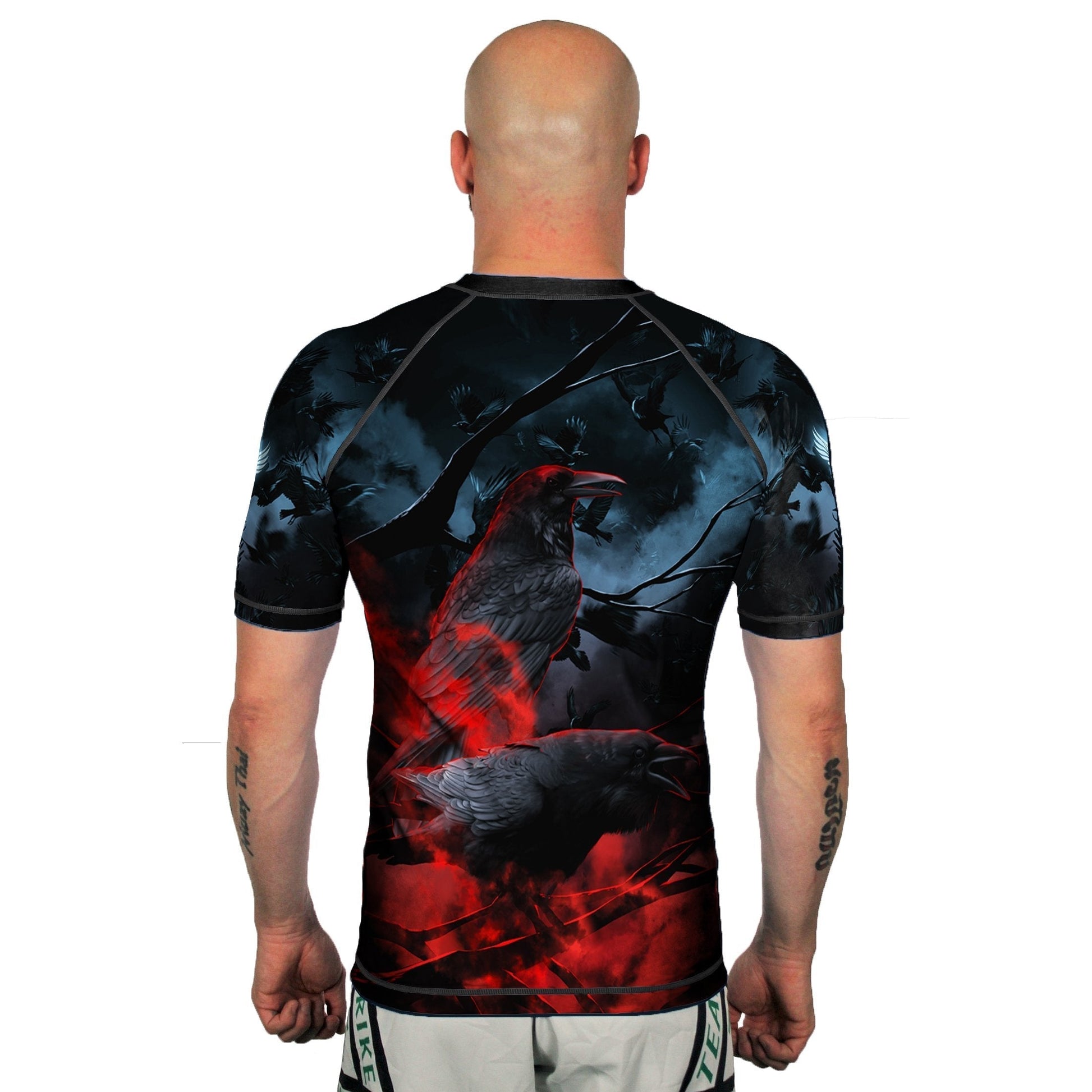 The Unkindness Men's Short Sleeve Rashguard Back