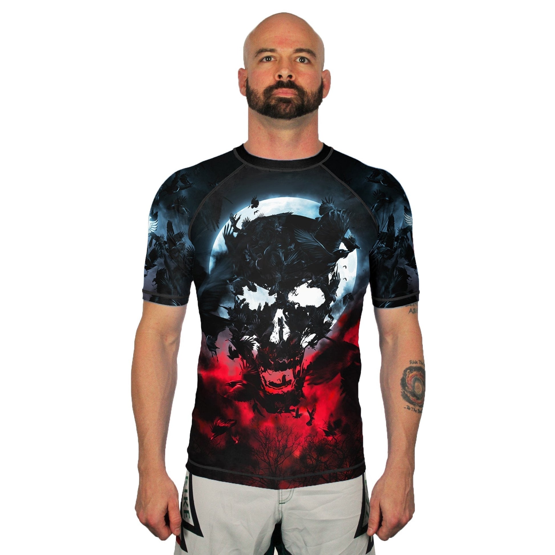 The Unkindness Men's Short Sleeve Rashguard Front