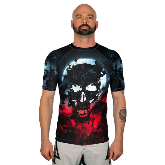 The Unkindness Men's Short Sleeve Rashguard Front