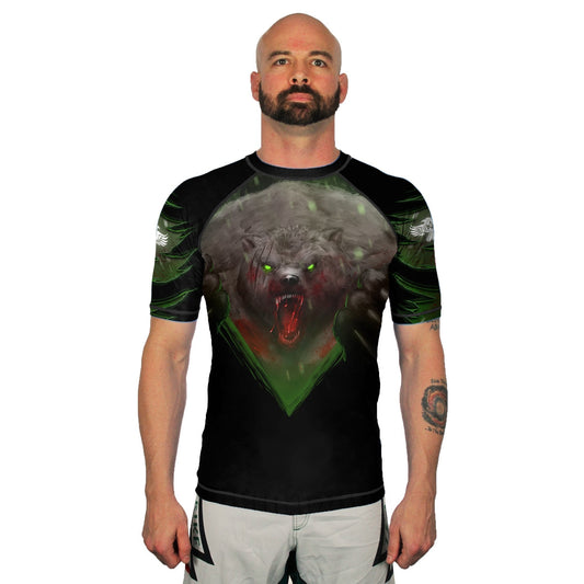 The Ursine Men's Short Sleeve Rashguard Front