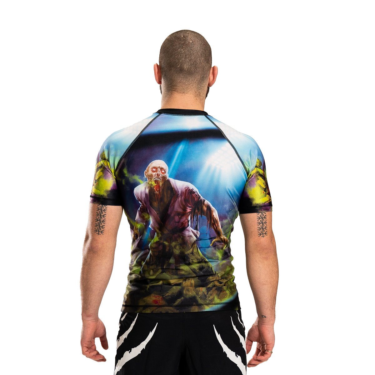 Zombie 2.0 Men's Short Sleeve Rashguard Back