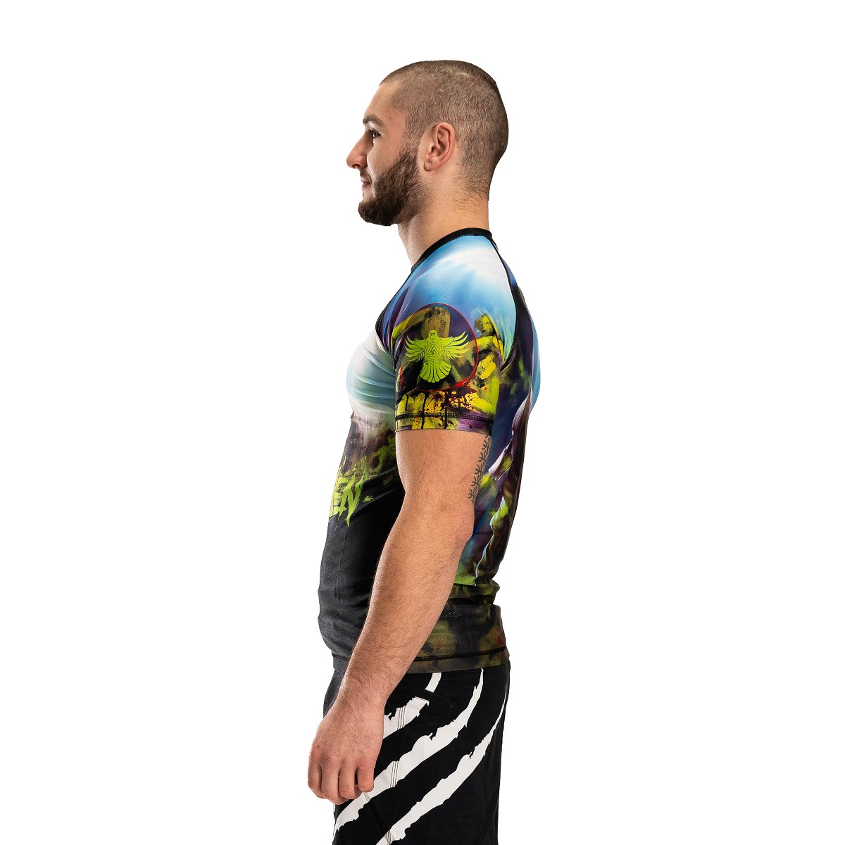 Zombie 2.0 Men's Short Sleeve Rashguard Left